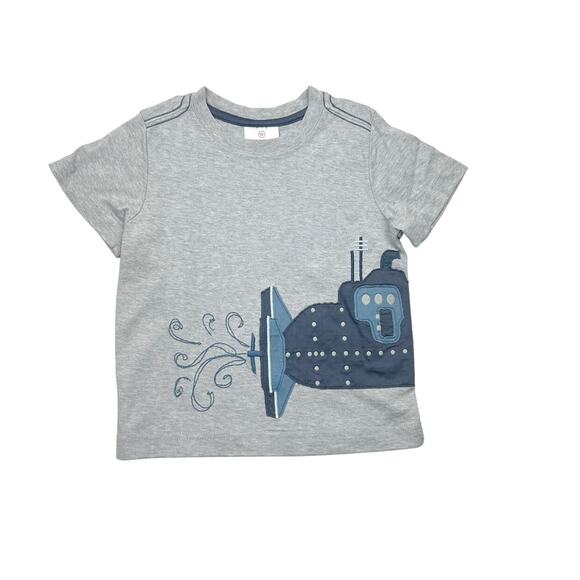 Hanna Andersson Submarine Appliqué Tee - Picture 1 of 5
